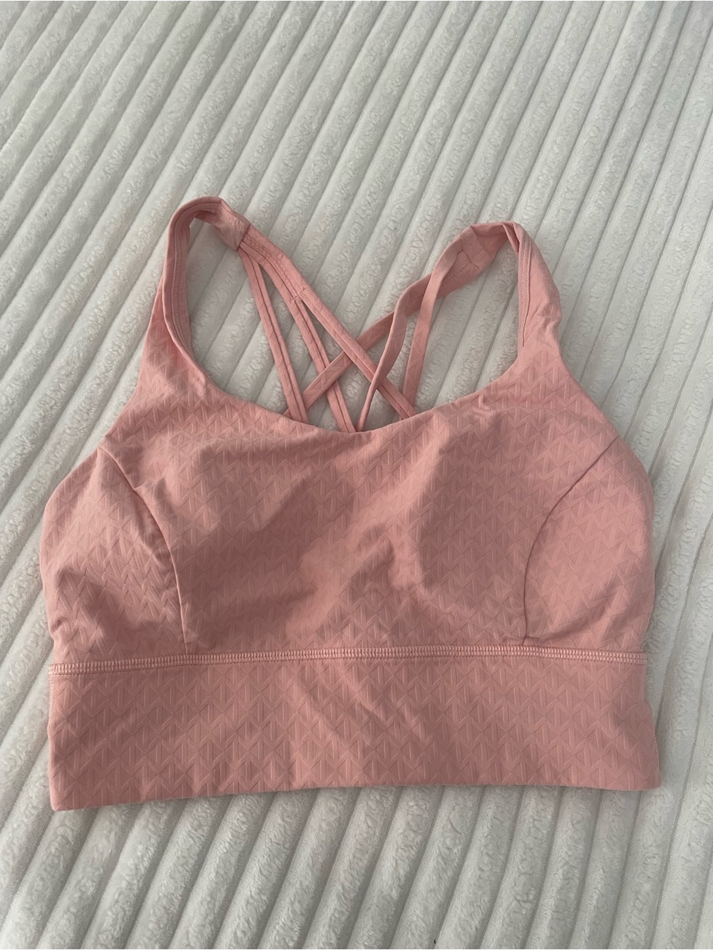 lululemon athletica Dusty Rose Strappy Sports Bra